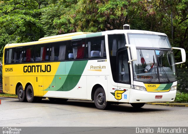 Empresa Gontijo de Transportes 12685 na cidade de São Paulo, São Paulo, Brasil, por Danilo Alexandre. ID da foto: 5841000.