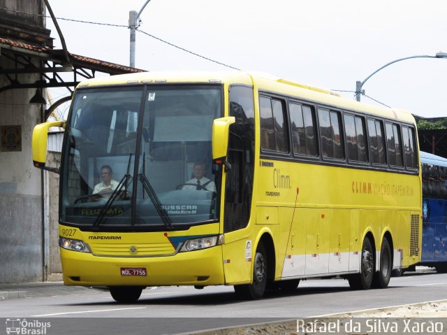 Viação Itapemirim 9027 na cidade de Rio de Janeiro, Rio de Janeiro, Brasil, por Rafael da Silva Xarão. ID da foto: 5843463.