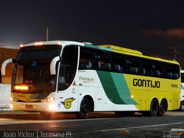 Empresa Gontijo de Transportes 14145 na cidade de Teresina, Piauí, Brasil, por João Victor. Número da foto: #5842270.