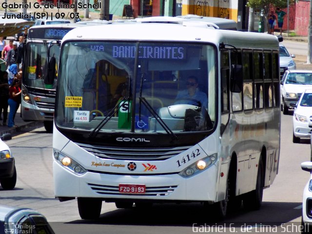 Rápido Campinas 14142 na cidade de Jundiaí, São Paulo, Brasil, por Gabriel Giacomin de Lima. Número da foto: #5843179.