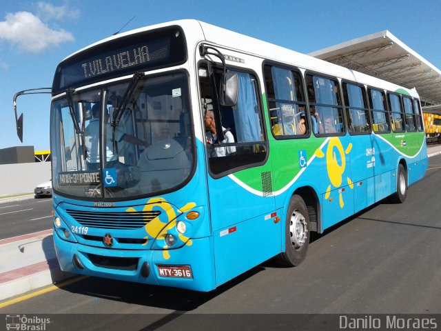 Unimar Transportes 24119 na cidade de Vitória, Espírito Santo, Brasil, por Danilo Moraes. ID da foto: 5843231.