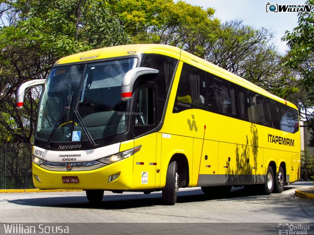 Viação Itapemirim 60781 na cidade de São Paulo, São Paulo, Brasil, por Willian Sousa. Número da foto: #5842613.