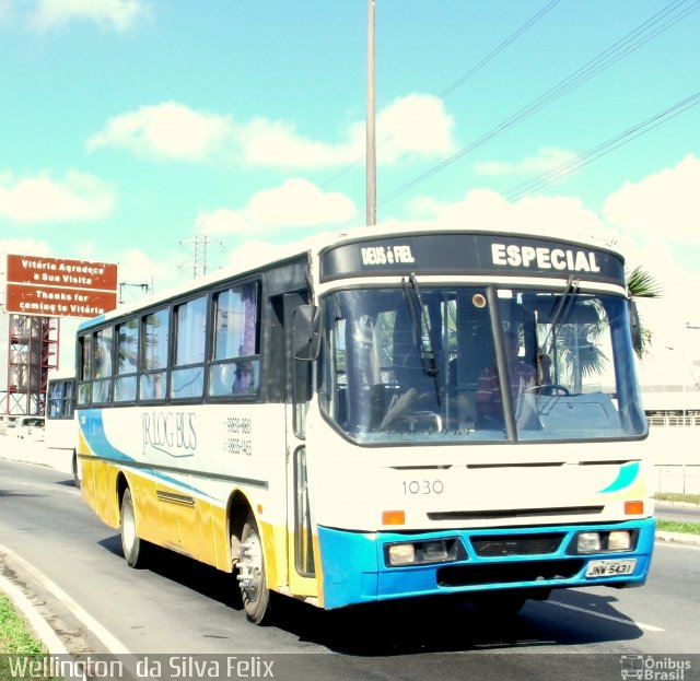 JR Log Bus 1030 na cidade de Vitória, Espírito Santo, Brasil, por Wellington  da Silva Felix. Número da foto: #5842709.