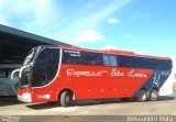 Expresso São Luiz 7340 na cidade de Taguatinga, Distrito Federal, Brasil, por Alessandro da Mota Roque. Número da foto: #5841814.