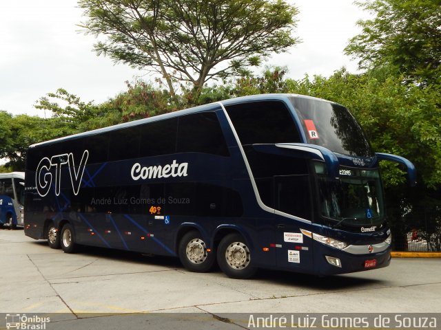 Viação Cometa 17316 na cidade de São Paulo, São Paulo, Brasil, por André Luiz Gomes de Souza. ID da foto: 5846012.