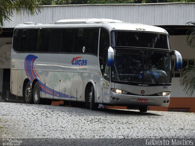 Lucas Turismo 3012 na cidade de Manhuaçu, Minas Gerais, Brasil, por Gilberto Martins. Número da foto: #5845442.