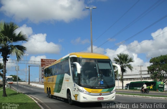 Empresa Gontijo de Transportes 19280 na cidade de Vitória, Espírito Santo, Brasil, por Wellington  da Silva Felix. Número da foto: #5844037.