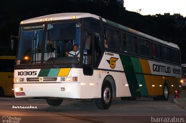 Empresa Gontijo de Transportes 10305 na cidade de Belo Horizonte, Minas Gerais, Brasil, por Rodrigo Barraza. ID da foto: 5843744.