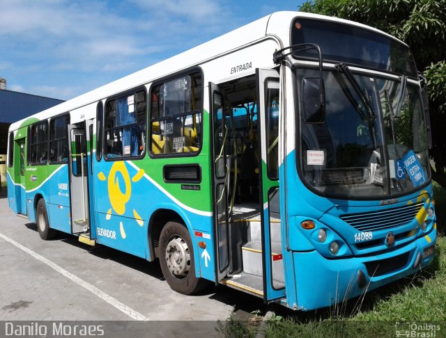 Serramar Transporte Coletivo 14088 na cidade de Serra, Espírito Santo, Brasil, por Danilo Moraes. ID da foto: 5844156.