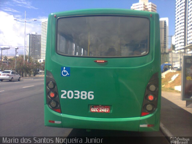 OT Trans - Ótima Salvador Transportes 20386 na cidade de Salvador, Bahia, Brasil, por Mario dos Santos Nogueira Junior. ID da foto: 5845588.