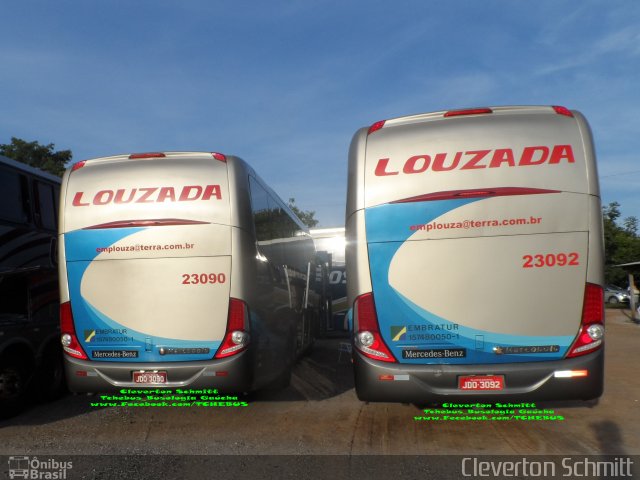 Empresa Louzada de Transportes 23092 na cidade de Cachoeira do Sul, Rio Grande do Sul, Brasil, por Cleverton Schmitt. Número da foto: #5844594.