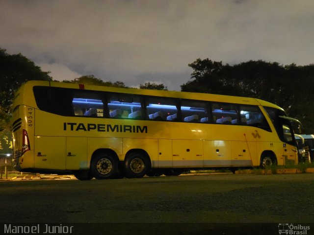 Viação Itapemirim 60543 na cidade de São Paulo, São Paulo, Brasil, por Manoel Junior. ID da foto: 5782190.