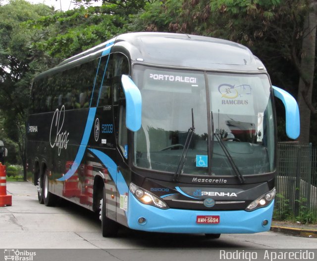 Empresa de Ônibus Nossa Senhora da Penha 52009 na cidade de São Paulo, São Paulo, Brasil, por Rodrigo  Aparecido. ID da foto: 5782855.