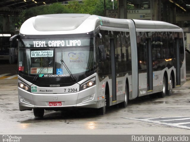 Viação Campo Belo 7 2304 na cidade de São Paulo, São Paulo, Brasil, por Rodrigo  Aparecido. Número da foto: #5782806.
