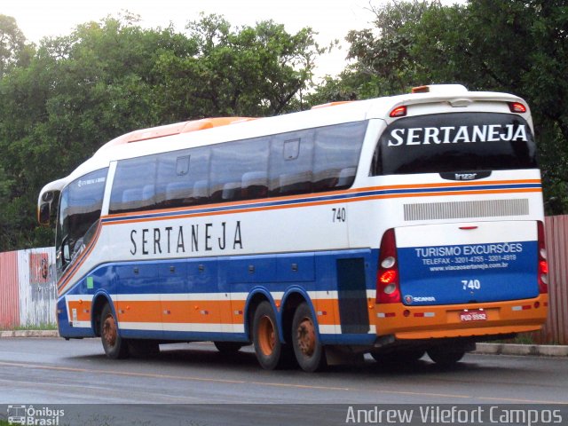 Viação Sertaneja 740 na cidade de Brasília, Distrito Federal, Brasil, por Andrew Campos. Número da foto: #5783961.