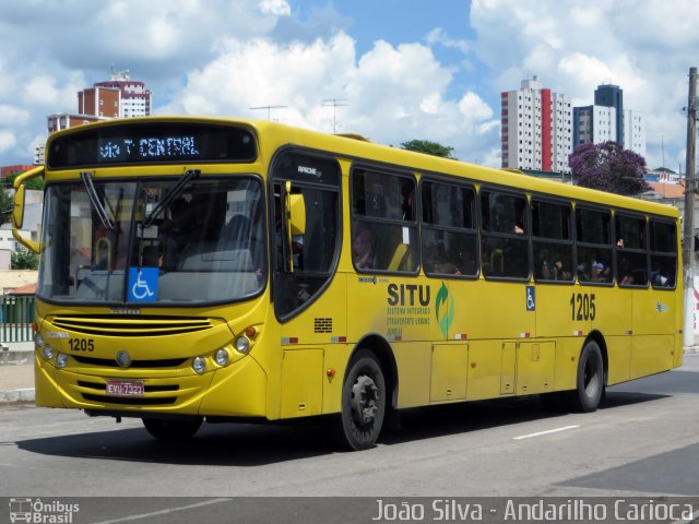 Viação Leme 1205 na cidade de Jundiaí, São Paulo, Brasil, por João Silva. ID da foto: 5784458.