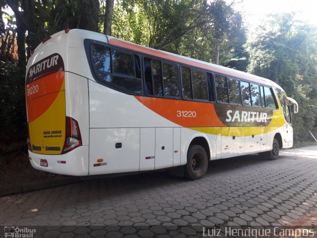 Saritur - Santa Rita Transporte Urbano e Rodoviário 31220 na cidade de Piedade dos Gerais, Minas Gerais, Brasil, por Luiz Henrique Campos. Número da foto: #5784137.