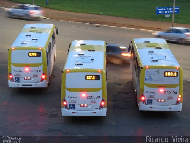 Viação Pioneira 220990 na cidade de Brasília, Distrito Federal, Brasil, por Ricardo Vieira. Número da foto: #5783186.