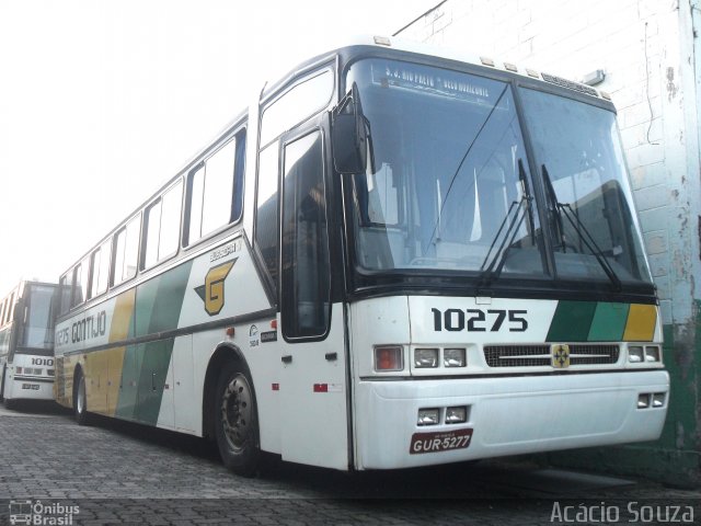 Empresa Gontijo de Transportes 10275 na cidade de Contagem, Minas Gerais, Brasil, por Acácio Souza. ID da foto: 5784028.