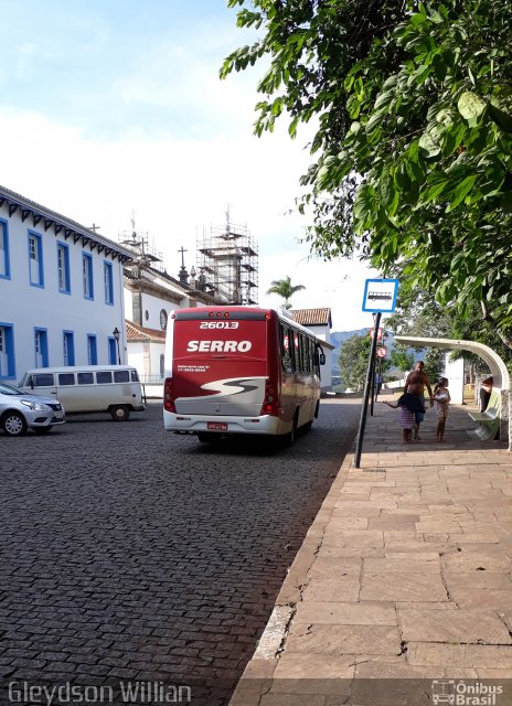 Viação Serro 26013 na cidade de Congonhas, Minas Gerais, Brasil, por Gleydson Willian Silva Paula. Número da foto: #5784084.