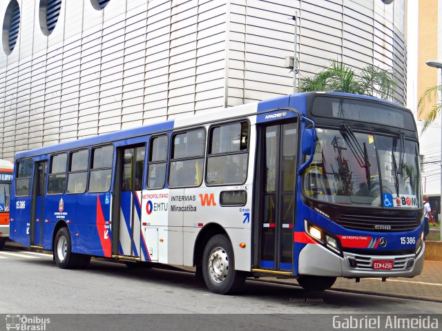 Viação Miracatiba 15.386 na cidade de São Paulo, São Paulo, Brasil, por Gabriel Almeida. ID da foto: 5785743.