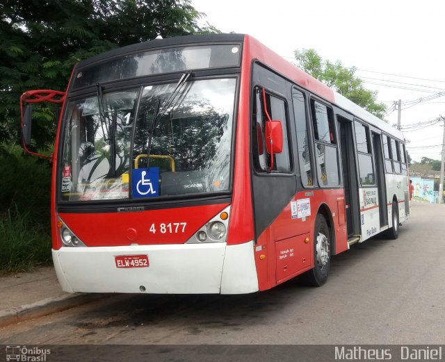 Express Transportes Urbanos Ltda 4 8177 na cidade de São Paulo, São Paulo, Brasil, por Matheus  Daniel. Número da foto: #5785426.