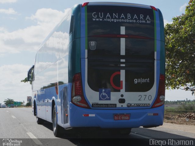 Expresso Guanabara 270 na cidade de Sobrado, Paraíba, Brasil, por Diego Rhamon Reis da Silva. ID da foto: 5786609.