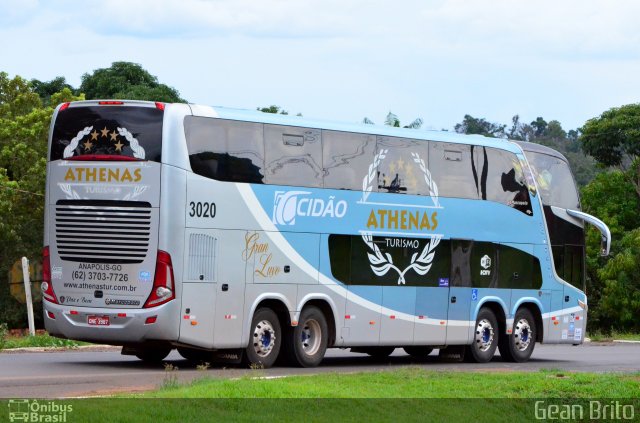 Athenas Turismo 3020 na cidade de Aguiarnópolis, Tocantins, Brasil, por Gean Brito. ID da foto: 5785367.