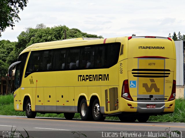 Viação Itapemirim 60779 na cidade de Muriaé, Minas Gerais, Brasil, por Lucas Oliveira. Número da foto: #5785388.