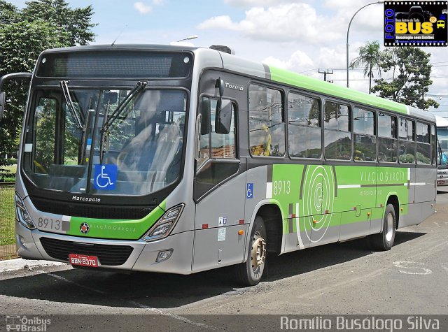 Viação Garcia 8913 na cidade de Rolândia, Paraná, Brasil, por Romílio Busólogo Silva . ID da foto: 5786385.