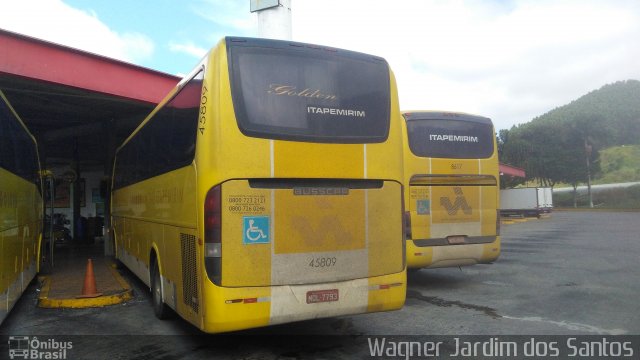 Viação Itapemirim 45809 na cidade de Queluz, São Paulo, Brasil, por Wagner Jardim dos Santos. Número da foto: #5787954.