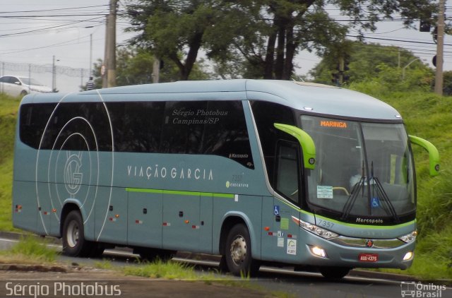 Viação Garcia 7357 na cidade de Campinas, São Paulo, Brasil, por Sérgio de Sousa Elias. ID da foto: 5788585.