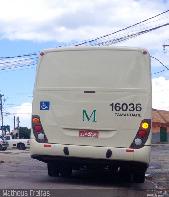 Viação Tamandaré 16036 na cidade de Almirante Tamandaré, Paraná, Brasil, por Matheus Freitas. Número da foto: #5788237.