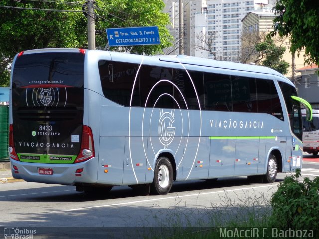 Viação Garcia 8433 na cidade de São Paulo, São Paulo, Brasil, por Moaccir  Francisco Barboza. Número da foto: #5787615.
