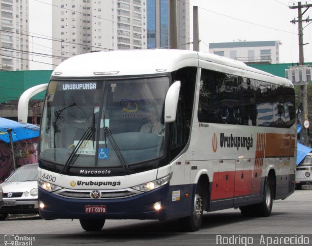 Auto Viação Urubupungá 4400 na cidade de São Paulo, São Paulo, Brasil, por Rodrigo  Aparecido. ID da foto: 5787205.