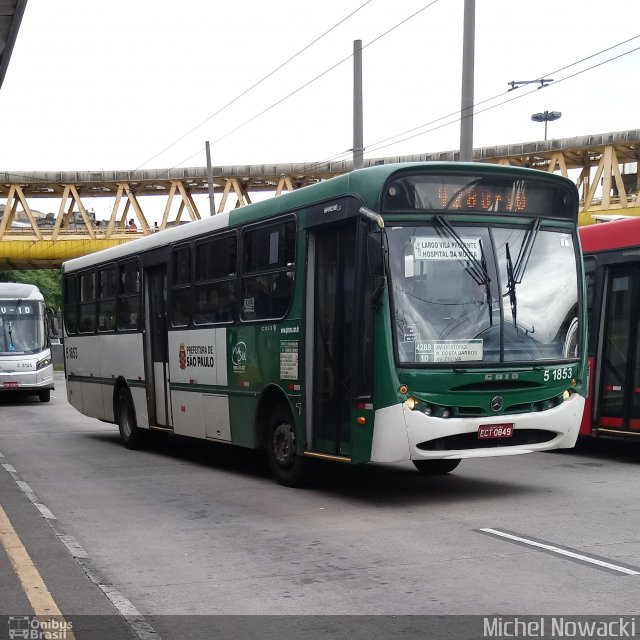 Via Sul Transportes Urbanos 5 1853 na cidade de São Paulo, São Paulo, Brasil, por Michel Nowacki. ID da foto: 5789184.