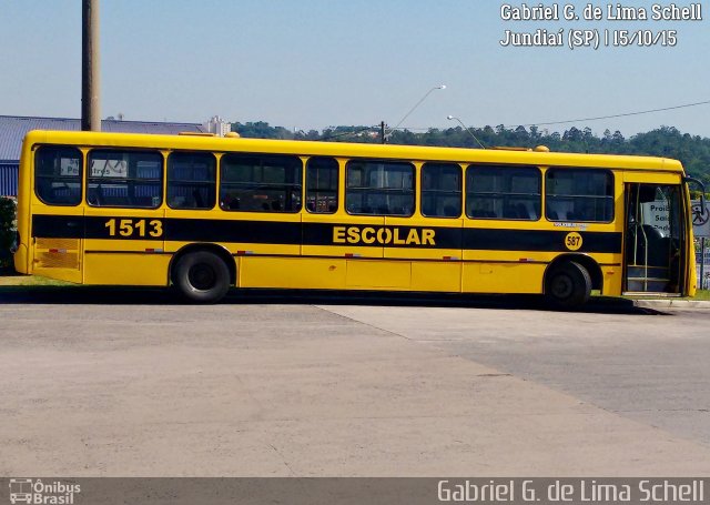 Viação Leme 1513 na cidade de Jundiaí, São Paulo, Brasil, por Gabriel Giacomin de Lima. Número da foto: #5789033.