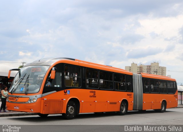 Auto Viação Redentor HA607 na cidade de Curitiba, Paraná, Brasil, por Danilo Marcelo Silva. ID da foto: 5788037.