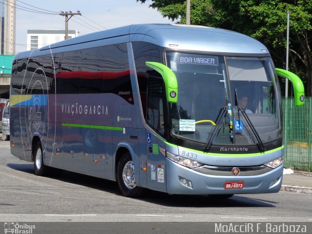 Viação Garcia 8433 na cidade de São Paulo, São Paulo, Brasil, por Moaccir  Francisco Barboza. Número da foto: #5787611.
