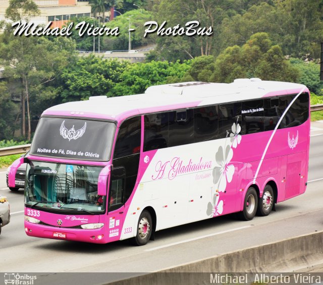 A Gladiadora Turismo 3333 na cidade de Barueri, São Paulo, Brasil, por Michael  Alberto Vieira. ID da foto: 5789701.