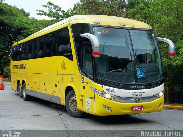 Viação Itapemirim 60561 na cidade de São Paulo, São Paulo, Brasil, por Nivaldo Junior. Número da foto: #5790256.