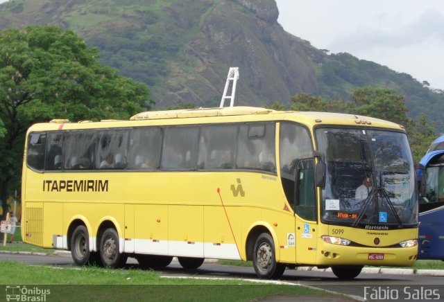 Viação Itapemirim 5099 na cidade de Vitória, Espírito Santo, Brasil, por Fábio Sales. Número da foto: #5791659.