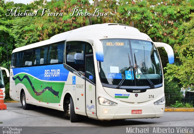 Bel-Tour Transportes e Turismo 374 na cidade de São Paulo, São Paulo, Brasil, por Michael  Alberto Vieira. ID da foto: 5789728.