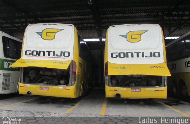 Empresa Gontijo de Transportes 11935 na cidade de Governador Valadares, Minas Gerais, Brasil, por Carlos  Henrique. Número da foto: #5793084.