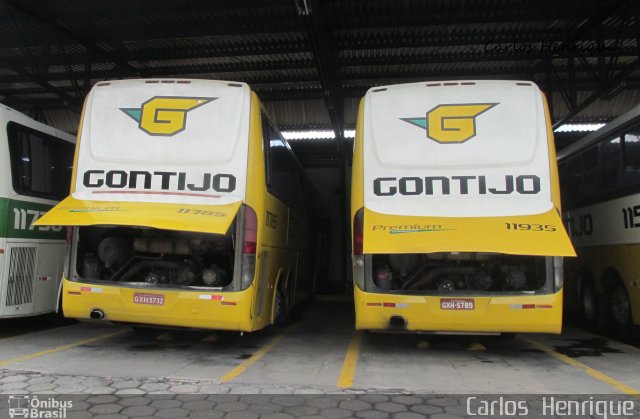 Empresa Gontijo de Transportes 11935 na cidade de Governador Valadares, Minas Gerais, Brasil, por Carlos  Henrique. ID da foto: 5793084.