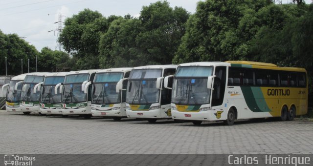 Empresa Gontijo de Transportes 21065 na cidade de Governador Valadares, Minas Gerais, Brasil, por Carlos  Henrique. ID da foto: 5793062.