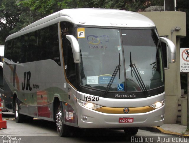 JR Turismo 1520 na cidade de São Paulo, São Paulo, Brasil, por Rodrigo  Aparecido. Número da foto: #5791900.