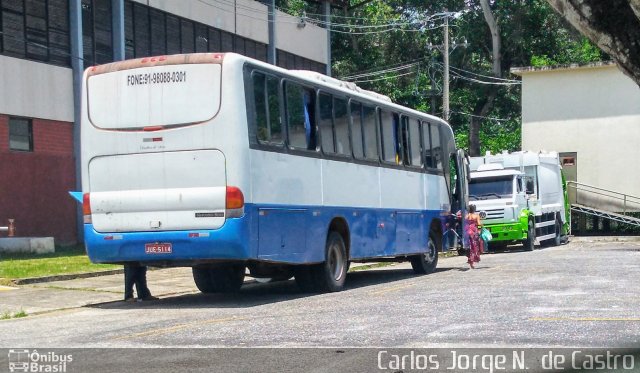 Ônibus Particulares JUE5114 na cidade de Belém, Pará, Brasil, por Carlos Jorge N.  de Castro. Número da foto: #5793059.