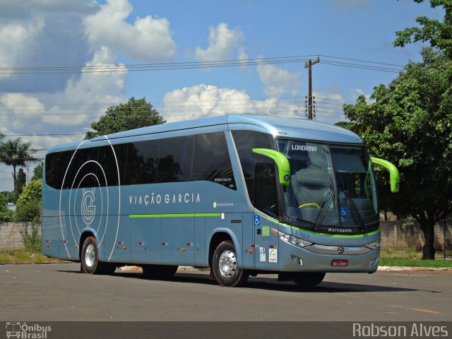 Viação Garcia 8463 na cidade de Paranavaí, Paraná, Brasil, por Robson Alves. ID da foto: 5793588.