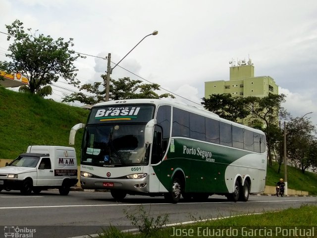 Porto Seguro Transporte e Turismo 0501 na cidade de Campinas, São Paulo, Brasil, por José Eduardo Garcia Pontual. ID da foto: 5792270.